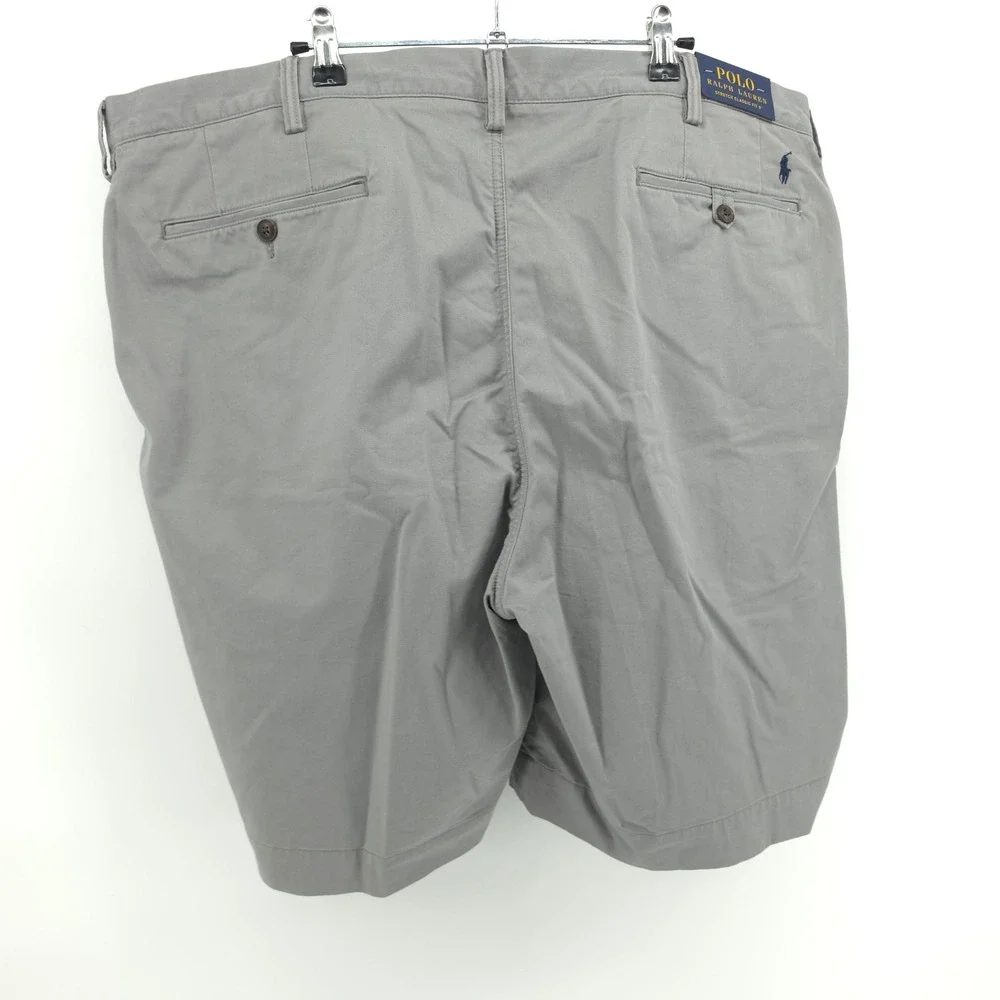 Polo Ralph Lauren Mens Shorts Cotton Grey 44B Stretch Classic Fit 9 Inch Inseam